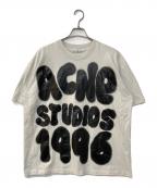 Acne studiosアクネ ストゥディオズ）の古着「スプレーロゴTシャツ」｜ホワイト