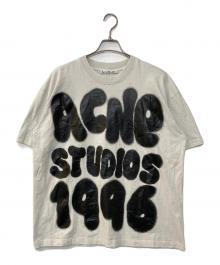 Acne studios（アクネ ストゥディオズ）の古着「スプレーロゴTシャツ」｜ホワイト