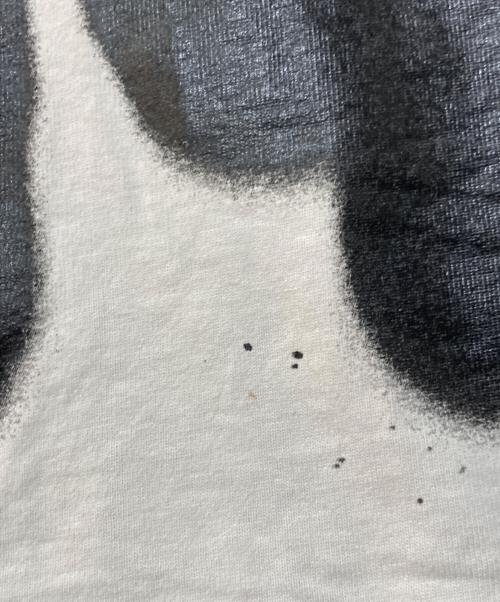 Acne studios（アクネ ストゥディオズ）ACNE STUDIOS (アクネ ストゥディオズ) スプレーロゴTシャツ ホワイト サイズ:Sの古着・服飾アイテム