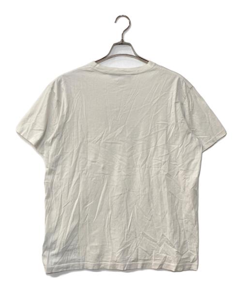 JOHN LAWRENCE SULLIVAN（ジョン ローレンス サリバン）JOHN LAWRENCE SULLIVAN (ジョン ローレンス サリバン) SNAKE PRINT T-SHIRT ホワイト サイズ:Lの古着・服飾アイテム