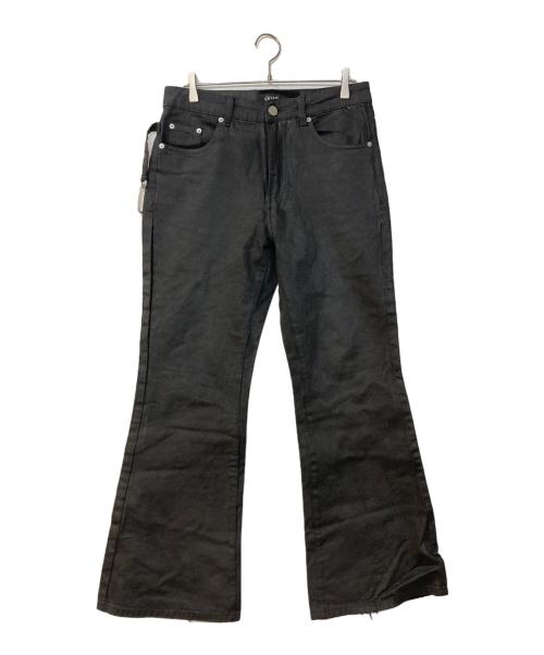 GOAR（ゴア）GOAR (ゴア) STRAPPED FLARE OIL PANTS ブラック サイズ:Mの古着・服飾アイテム