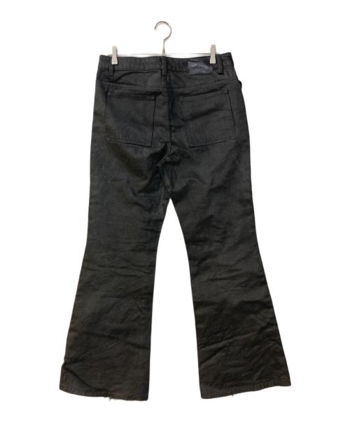 GOAR（ゴア）GOAR (ゴア) STRAPPED FLARE OIL PANTS ブラック サイズ:Mの古着・服飾アイテム