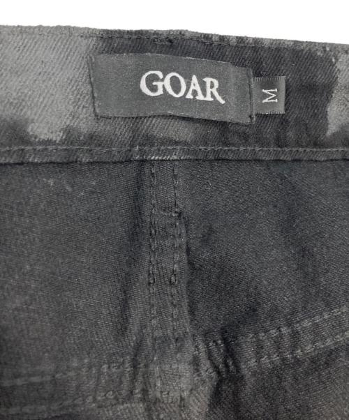 GOAR（ゴア）GOAR (ゴア) STRAPPED FLARE OIL PANTS ブラック サイズ:Mの古着・服飾アイテム