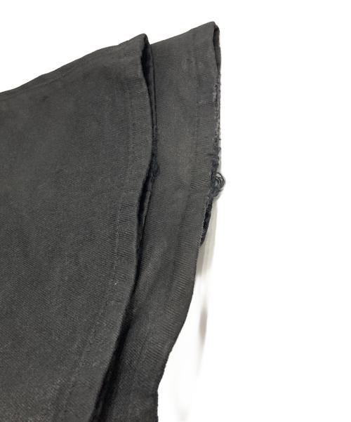 GOAR（ゴア）GOAR (ゴア) STRAPPED FLARE OIL PANTS ブラック サイズ:Mの古着・服飾アイテム