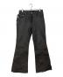 GOAR（ゴア）の古着「STRAPPED FLARE OIL PANTS」｜ブラック