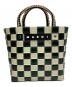 MARNI（マルニ）の古着「MARKET TAPE MINI BASKET」｜グリーン×ベージュ