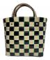 MARNI (マルニ) MARKET TAPE MINI BASKET グリーン×ベージュ：15000円