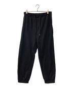 NANGAナンガ）の古着「ECO HYBRID SWEAT JOGGER PANTS エコハイブリッド スウェットジョガーパンツ」｜ブラック