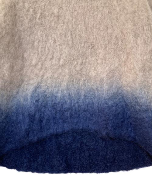 Mame Kurogouchi（マメクロゴウチ）mame kurogouchi (マメクロゴウチ) Fur Knitted High Neck Top グレー サイズ:2の古着・服飾アイテム