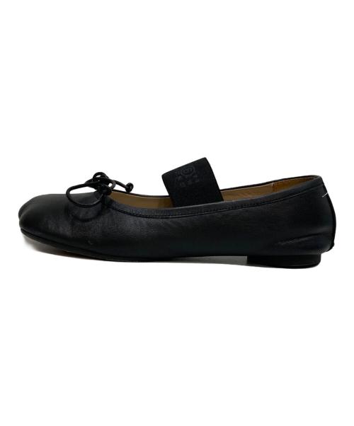 MM6 Maison Margiela（エムエムシックスメゾンマルジェラ）MM6 Maison Margiela (エムエムシックスメゾンマルジェラ) ニューメリック アナトミック バレエシューズ ブラック サイズ:38の古着・服飾アイテム