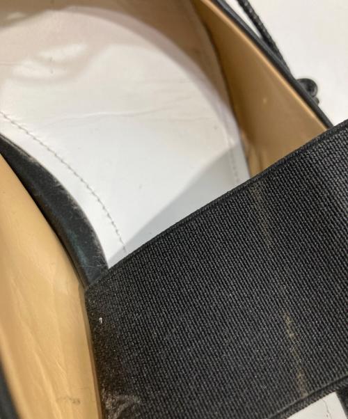 MM6 Maison Margiela（エムエムシックスメゾンマルジェラ）MM6 Maison Margiela (エムエムシックスメゾンマルジェラ) ニューメリック アナトミック バレエシューズ ブラック サイズ:38の古着・服飾アイテム