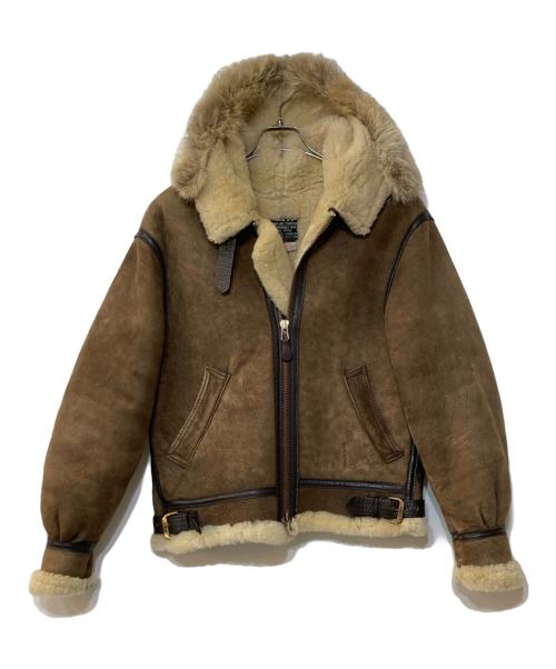 AVIREX（アヴィレックス）AVIREX (アヴィレックス) フード付きB－3ムートンフライトジャケット ブラウン サイズ:36の古着・服飾アイテム