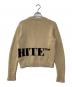 OFFWHITE (オフホワイト) ロゴウールセーター ベージュ サイズ:40：10000円