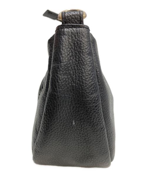 russet（ラシット）russet (ラシット) レザーワンショルダーバッグ ブラックの古着・服飾アイテム