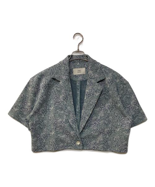 FUMIE=TANAKA（フミエタナカ）FUMIE=TANAKA (フミエタナカ) WJQ shortJK ジャケット グリーン サイズ:2の古着・服飾アイテム