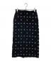 BELPER（ベルパー）の古着「Embroidery velvet skirt」｜ブラック