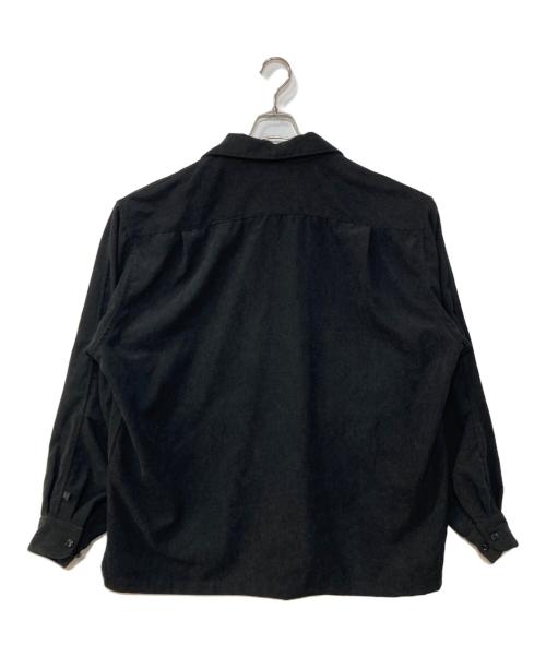DAIWA PIER39（ダイワ ピア39）DAIWA PIER39 (ダイワ ピア39) TECH FISHERMAN'S OPEN COLLAR SHIRTS/テックフィッシャーマンオープンカラーシャツ ブラック サイズ:Lの古着・服飾アイテム