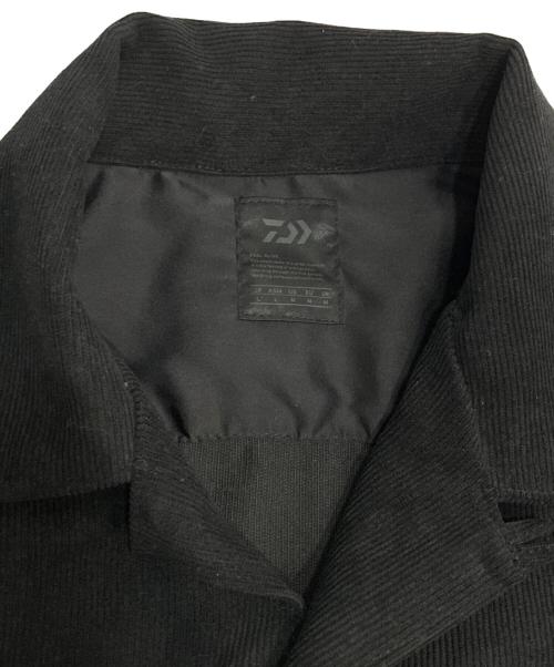 DAIWA PIER39（ダイワ ピア39）DAIWA PIER39 (ダイワ ピア39) TECH FISHERMAN'S OPEN COLLAR SHIRTS/テックフィッシャーマンオープンカラーシャツ ブラック サイズ:Lの古着・服飾アイテム