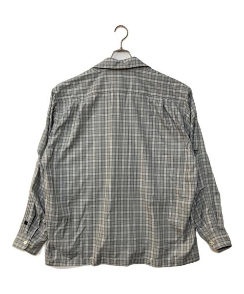 DAIWA PIER39（ダイワ ピア39）DAIWA PIER39 (ダイワ ピア39) TECH SPORTS OPEN COLLAR SHIRT L/S GREN PLAID グレー サイズ:Lの古着・服飾アイテム