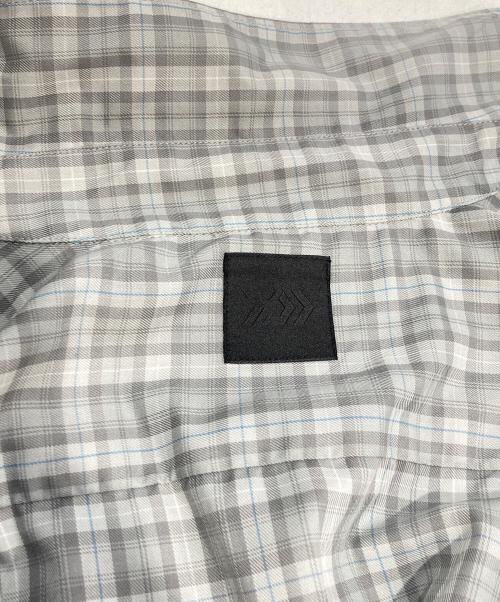 DAIWA PIER39（ダイワ ピア39）DAIWA PIER39 (ダイワ ピア39) TECH SPORTS OPEN COLLAR SHIRT L/S GREN PLAID グレー サイズ:Lの古着・服飾アイテム