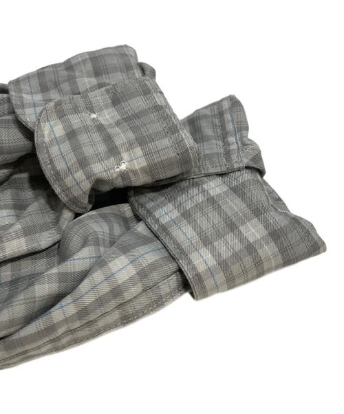 DAIWA PIER39（ダイワ ピア39）DAIWA PIER39 (ダイワ ピア39) TECH SPORTS OPEN COLLAR SHIRT L/S GREN PLAID グレー サイズ:Lの古着・服飾アイテム