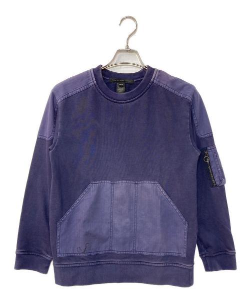 Marc by Marc Jacobs（マークバイマークジェイコブス）Marc by Marc Jacobs (マークバイマークジェイコブス) クルーネックスウェット パープル サイズ:XSの古着・服飾アイテム