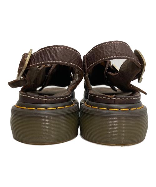 Dr.Martens（ドクターマーチン）Dr.Martens (ドクターマーチン) WRENLIE オープンフラワーサンダル ブラウン サイズ:23の古着・服飾アイテム