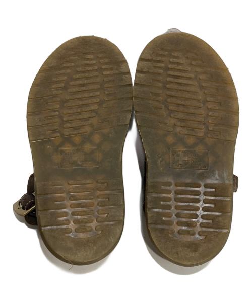 Dr.Martens（ドクターマーチン）Dr.Martens (ドクターマーチン) WRENLIE オープンフラワーサンダル ブラウン サイズ:23の古着・服飾アイテム