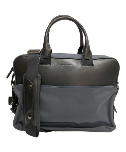 COLE HAAN（コールハーン）COLE HAAN (コールハーン) GRANDSERIES 2WAYバッグ ブラック×ネイビー サイズ:-の古着・服飾アイテム