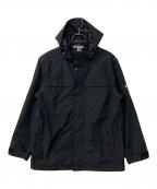 AIGLEエーグル）の古着「透湿防水 ロングフーデッド レインコート」｜ブラック