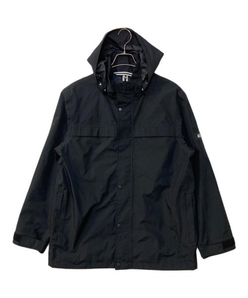 AIGLE（エーグル）AIGLE (エーグル) 透湿防水 ロングフーデッド レインコート ブラック サイズ:XLの古着・服飾アイテム