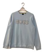 BOSSボス）の古着「クルーネックスウェット」｜ブルー