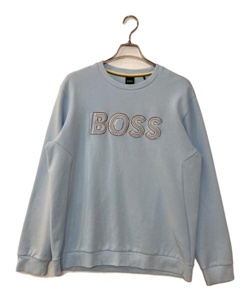 BOSS（ボス）BOSS (ボス) クルーネックスウェット ブルー サイズ:XLの古着・服飾アイテム