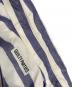 中古・古着 WACKO MARIA (ワコマリア) SOKTAS / STRIPED REGULAR COLLAR SHIRT S/S (TYPE-1) ブルー×ホワイト サイズ:L：10000円