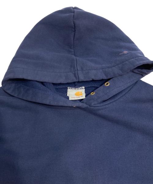 CarHartt（カーハート）CarHartt (カーハート) ロゴヘビーウェイトパーカー ネイビー サイズ:XLの古着・服飾アイテム