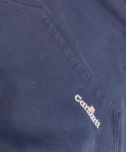 CarHartt（カーハート）CarHartt (カーハート) ロゴヘビーウェイトパーカー ネイビー サイズ:XLの古着・服飾アイテム