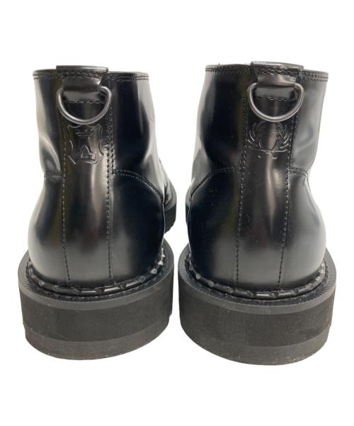 GEORGE COX（ジョージコックス）GEORGE COX (ジョージコックス) FRED PERRY (フレッドペリー) Monkey Boot Leather ブラック サイズ:UK9の古着・服飾アイテム