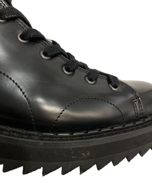 GEORGE COX（ジョージコックス）GEORGE COX (ジョージコックス) FRED PERRY (フレッドペリー) Monkey Boot Leather ブラック サイズ:UK9の古着・服飾アイテム