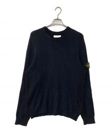 STONE ISLAND（ストーンアイランド）の古着「コットンナイロンニット」｜ネイビー