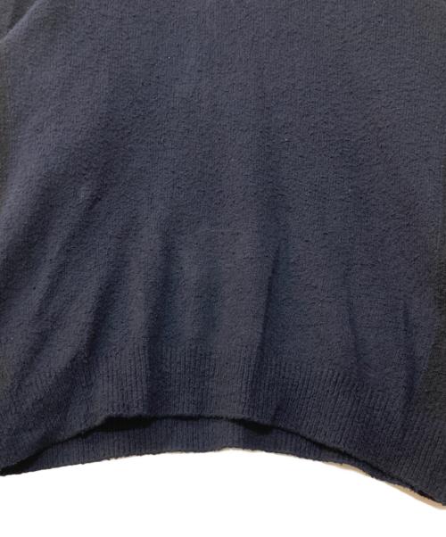 STONE ISLAND（ストーンアイランド）STONE ISLAND (ストーンアイランド) コットンナイロンニット ネイビー サイズ:Lの古着・服飾アイテム