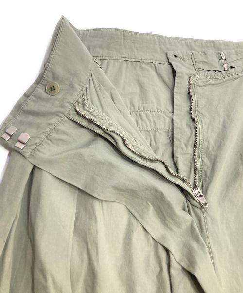 LEMAIRE（ルメール）LEMAIRE (ルメール) 2タックワイドパンツ グリーン サイズ:36の古着・服飾アイテム