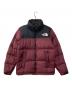 THE NORTH FACE（ザ ノース フェイス）の古着「ヌプシ ダウンジャケット」｜レッド