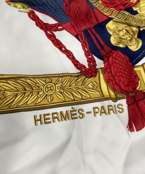 HERMES（エルメス）HERMES (エルメス) カレ90 ホワイトの古着・服飾アイテム