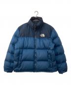 THE NORTH FACEザ ノース フェイス）の古着「ECO NUPTSE JACKET ダウンジャケット」｜ネイビー