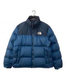 THE NORTH FACE（ザ ノース フェイス）の古着「ECO NUPTSE JACKET ダウンジャケット」｜ネイビー