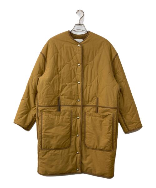 maison kitsune（メゾンキツネ）MAISON KITSUNE (メゾンキツネ) FLEECE COAT キャメル サイズ:XSの古着・服飾アイテム