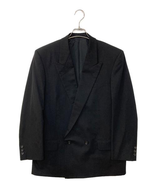 COMME des GARCONS HOMME DEUX（コムデギャルソン オム ドゥ）COMME des GARCONS HOMME DEUX (コムデギャルソン オム ドゥ) 90s ピークドラペル ウールセットアップ ブラック サイズ:Sの古着・服飾アイテム