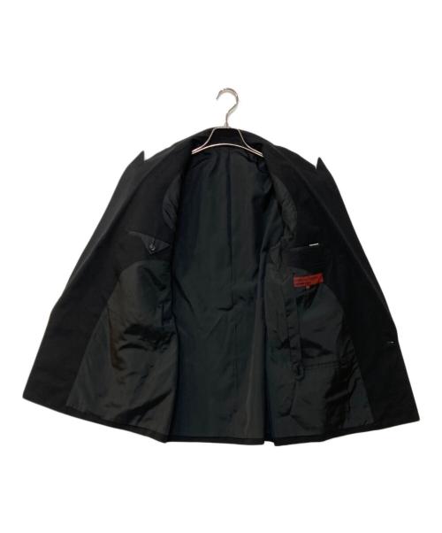 COMME des GARCONS HOMME DEUX（コムデギャルソン オム ドゥ）COMME des GARCONS HOMME DEUX (コムデギャルソン オム ドゥ) 90s ピークドラペル ウールセットアップ ブラック サイズ:Sの古着・服飾アイテム
