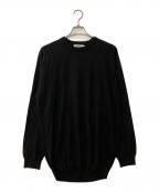 nonnativeノンネイティブ）の古着「DWELLER SWEATER T/C/S YARN」｜ブラック