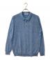 nonnative（ノンネイティブ）の古着「OFFICER POLO SWEATER T/C/H YARN」｜ブルー